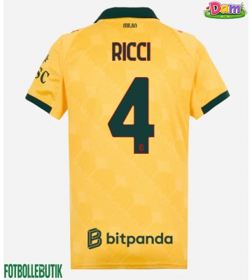 AC Milan Samuele Ricci #4 Tredje Tröja Kvinnor 2025-26 Kortärmad